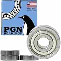 PGN (4 Pack) 6200-ZZ Bearing - Lubricated Chrome Steel